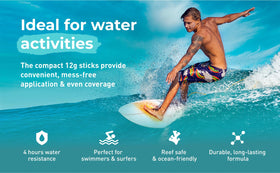 Sun Zapper label close-up highlighting mineral ingredients and safety