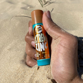 Sun Zapper open stick mechanism showing solid twist design for controlled use