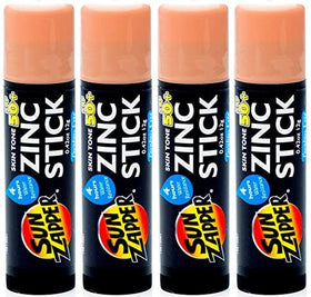 Sun Zapper close-up twist-up tube revealing stick tip for easy application
