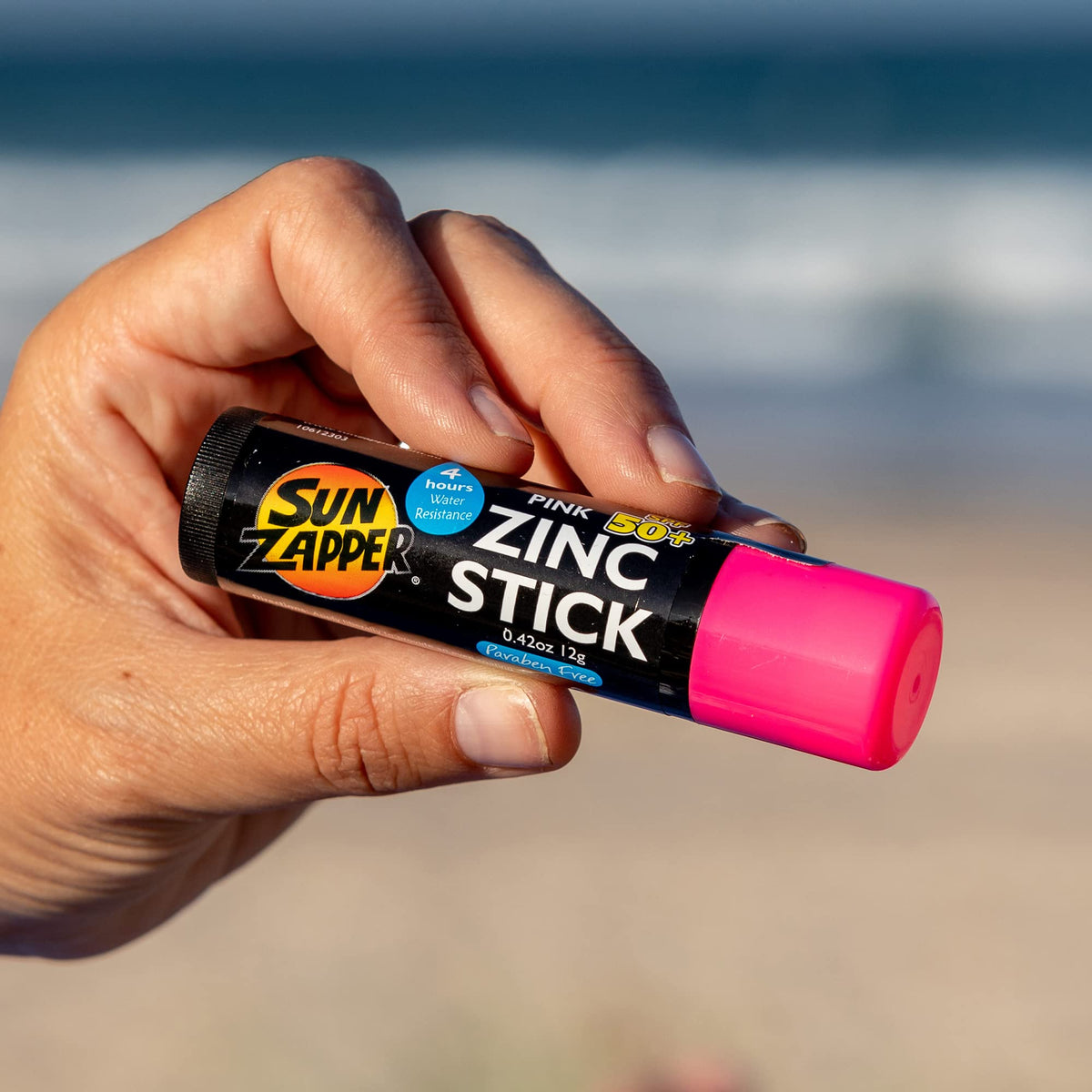 Sun Zapper travel pouch and sticks showing neat storage and on-the-go use