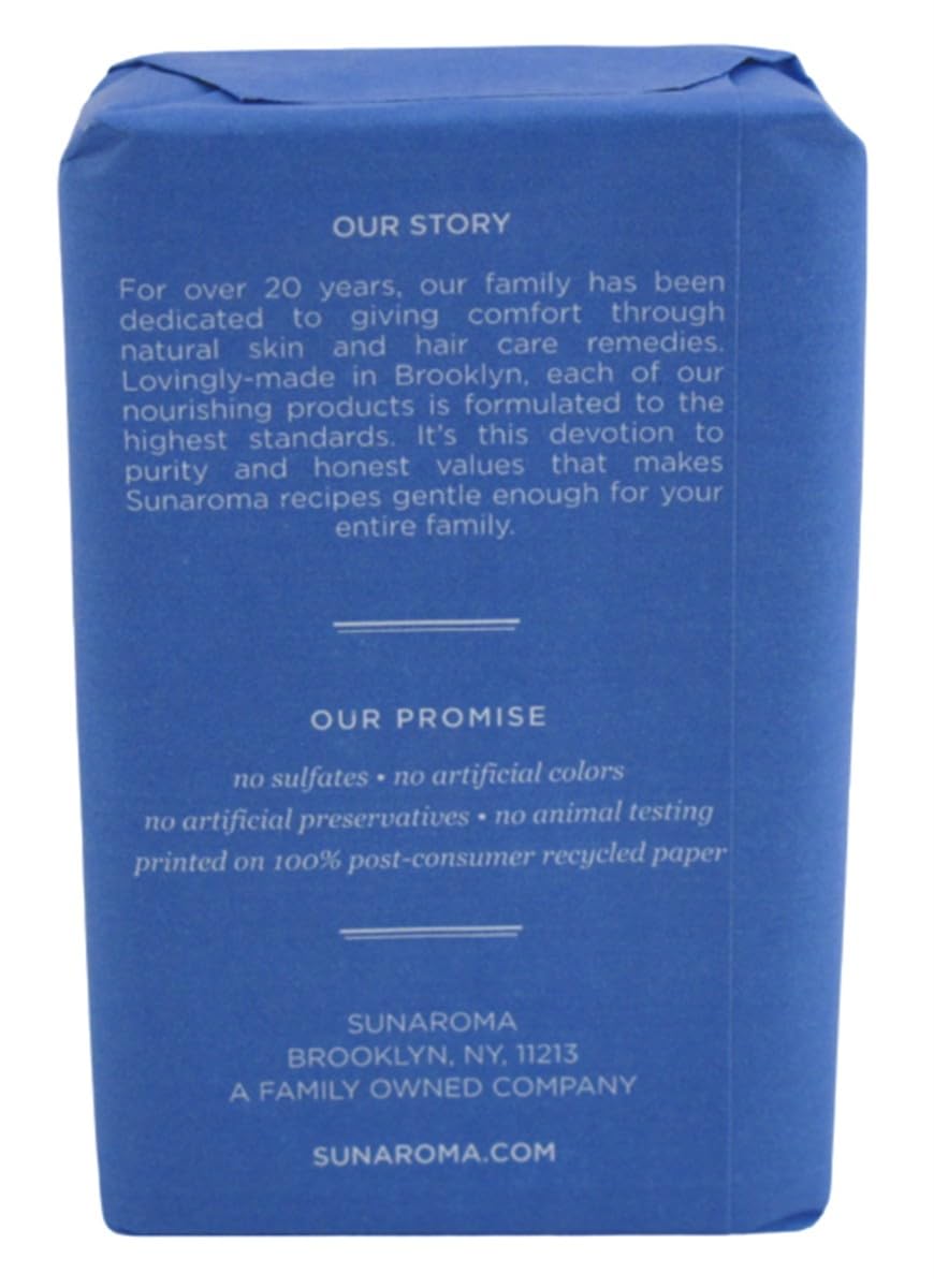 SUNAROMA close-up of shea butter texture on bar highlighting conditioning benefit
