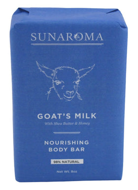 SUNAROMA soap bar in shower setting demonstrating gentle lather and easy rinsing benefit