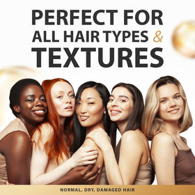 SUNATORIA applying mask to damp hair for easier detangling and manageability