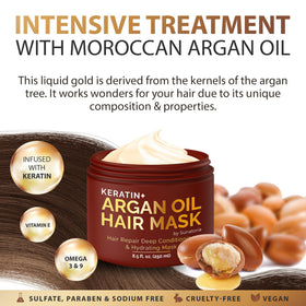 SUNATORIA argan oil drop on cotton demonstrating nourishing oil boost