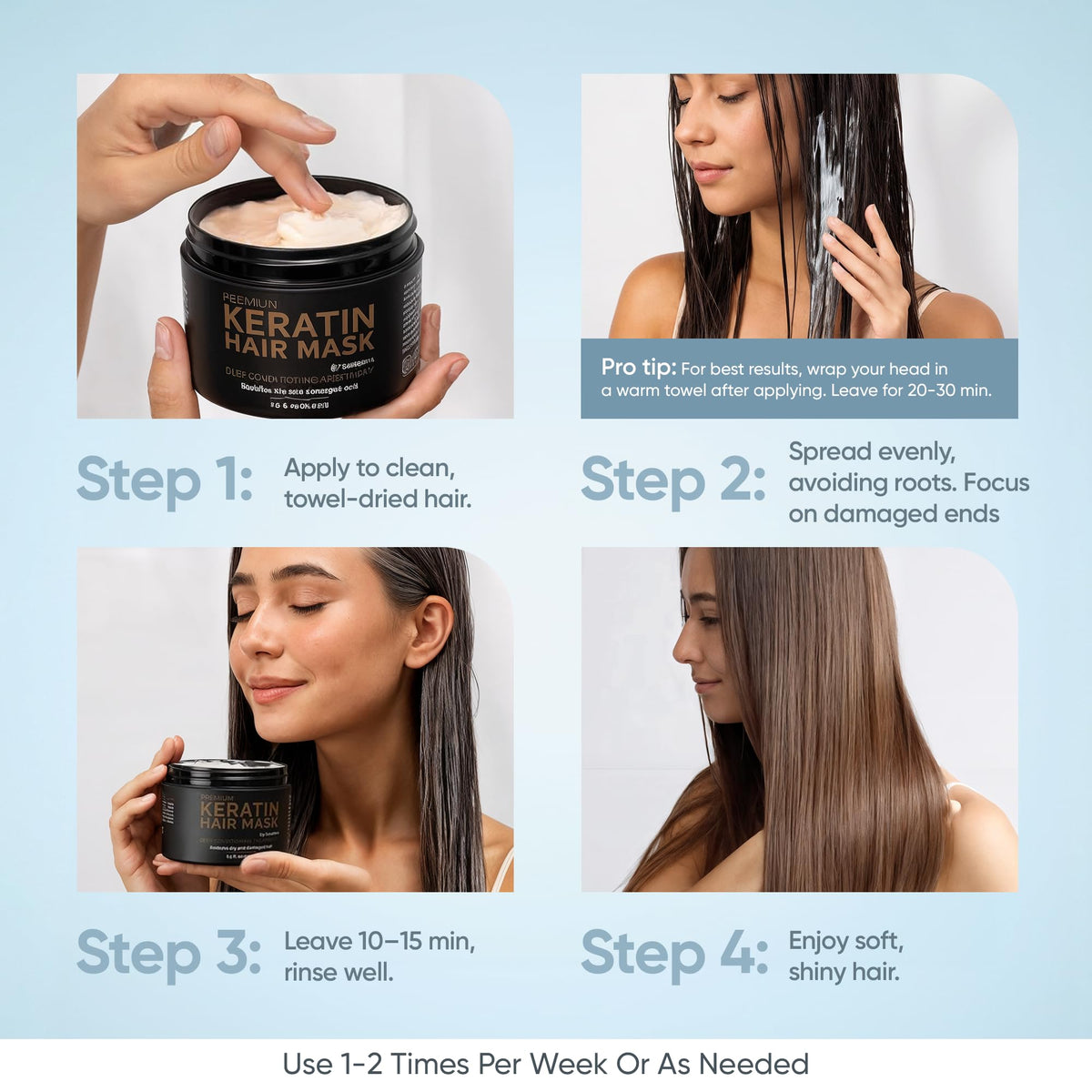 SUNATORIA spoon with product dose showing concentrated application