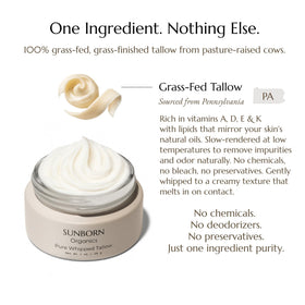 Sunborn Organics whipped texture close-up illustrating light absorbency