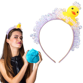 Suncalla front view of duck headband showing playful design and instant costume appeal