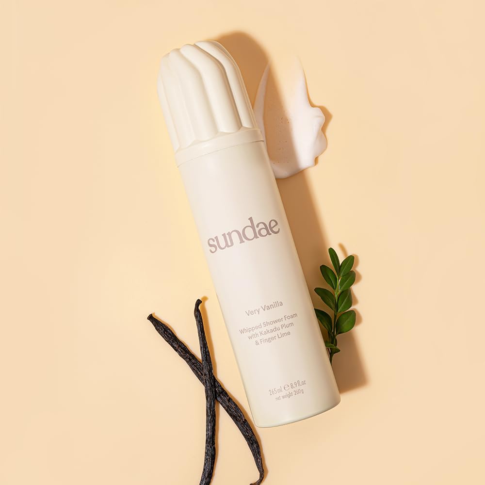sundae on a bathroom shelf styled for lifestyle appeal and daily routine fit