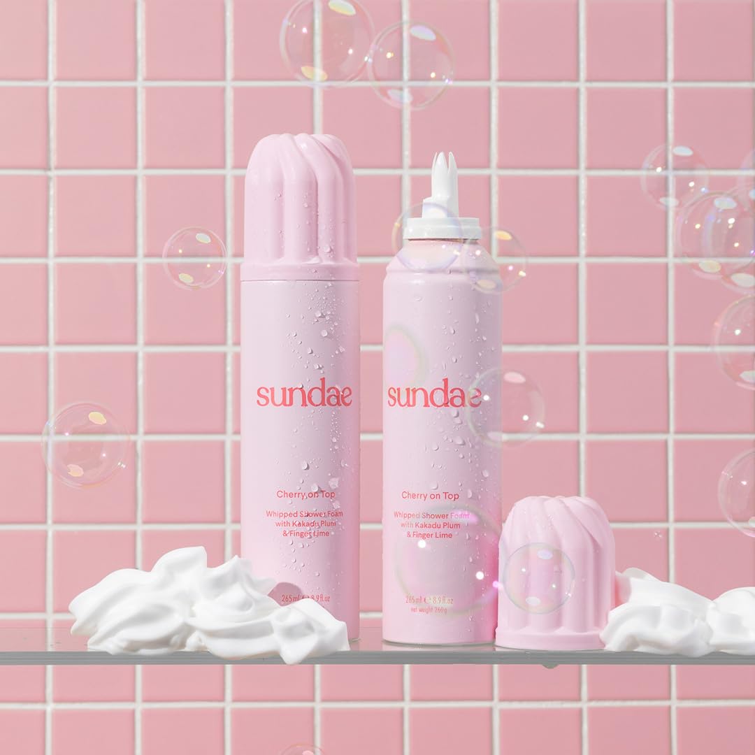sundae bottle in hand showing 8.9 fl oz size for portioning