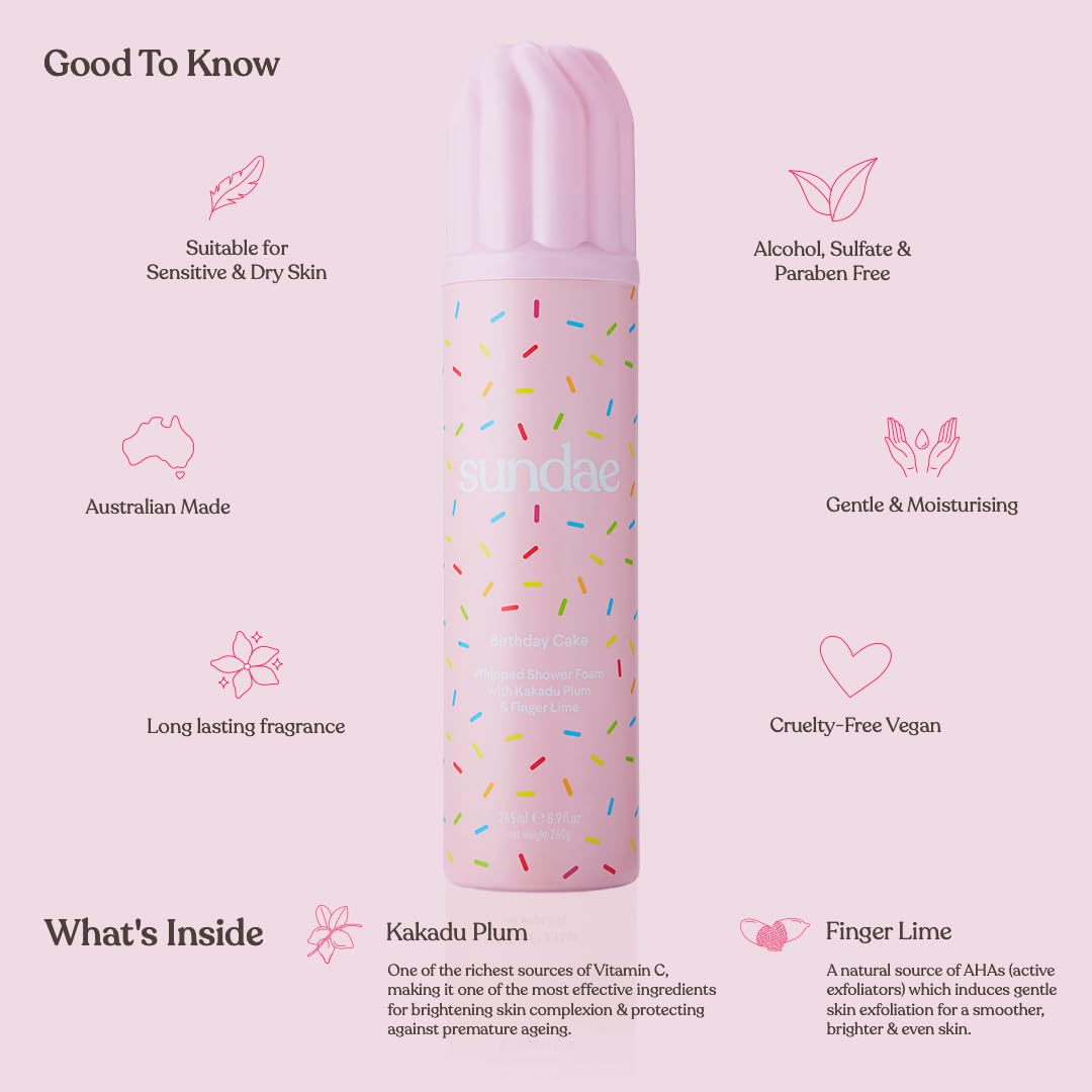 sundae pump dispensing creamy foam texture for easy coverage