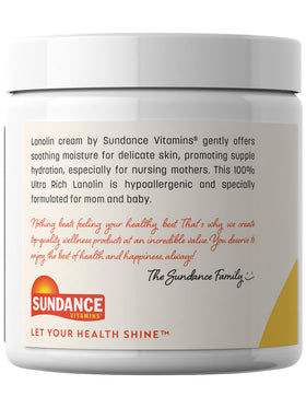 Sundance open jar revealing creamy contents for easy scoop and use