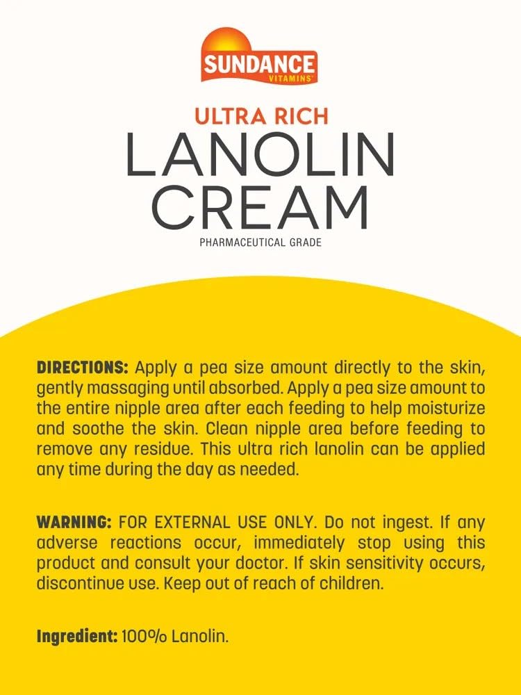 Sundance cream texture close-up showing rich lanolin for deep hydration