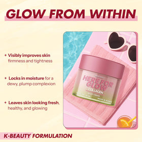 Sunday Essence texture close-up revealing creamy gel-cream consistency for hydration