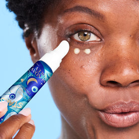 Sunday Riley 5 Stars texture close-up showing creamy serum for hydration