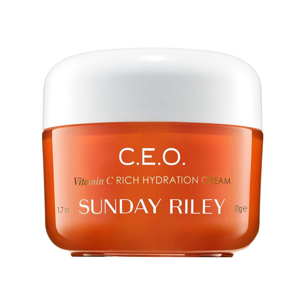 Sunday Riley C.E.O. jar front view showing packaging and brand for confident purchase