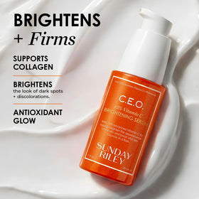 Sunday Riley dropper dispensing serum showing smooth texture and absorption benefit