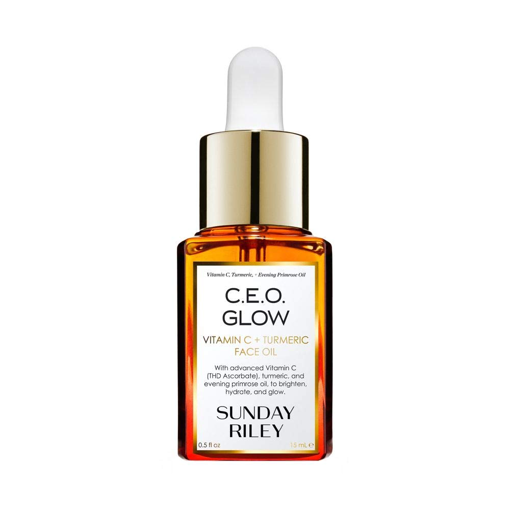 Sunday Riley C.E.O. Glow front packaging showing bottle and label for instant recognition and trust
