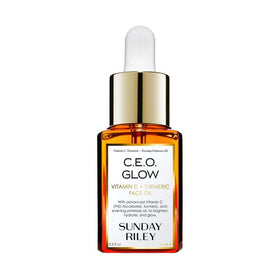 Sunday Riley C.E.O. Glow front packaging showing bottle and label for instant recognition and trust
