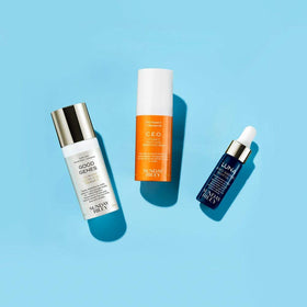 Sunday Riley Good Genes close-up vial texture highlighting gentle exfoliation benefits