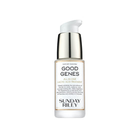 Sunday Riley Good Genes front jar showing clean packaging and instant clarity benefit