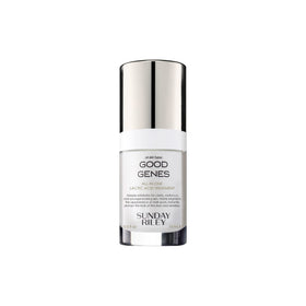 Sunday Riley Good Genes front bottle view shows sleek packaging and clinical appeal