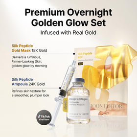 SUNGBOON EDITOR ampoule bottle close-up highlighting silky absorption