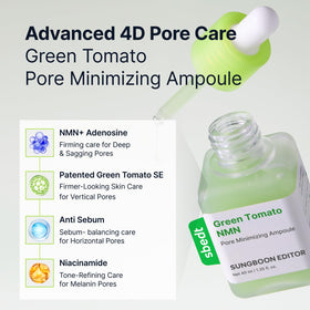 SUNGBOON EDITOR ampoule pouring from dropper for precise application and minimal waste