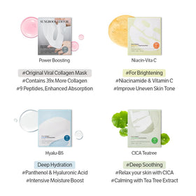 SUNGBOON EDITOR box set of 17 sachets indicating travel convenience