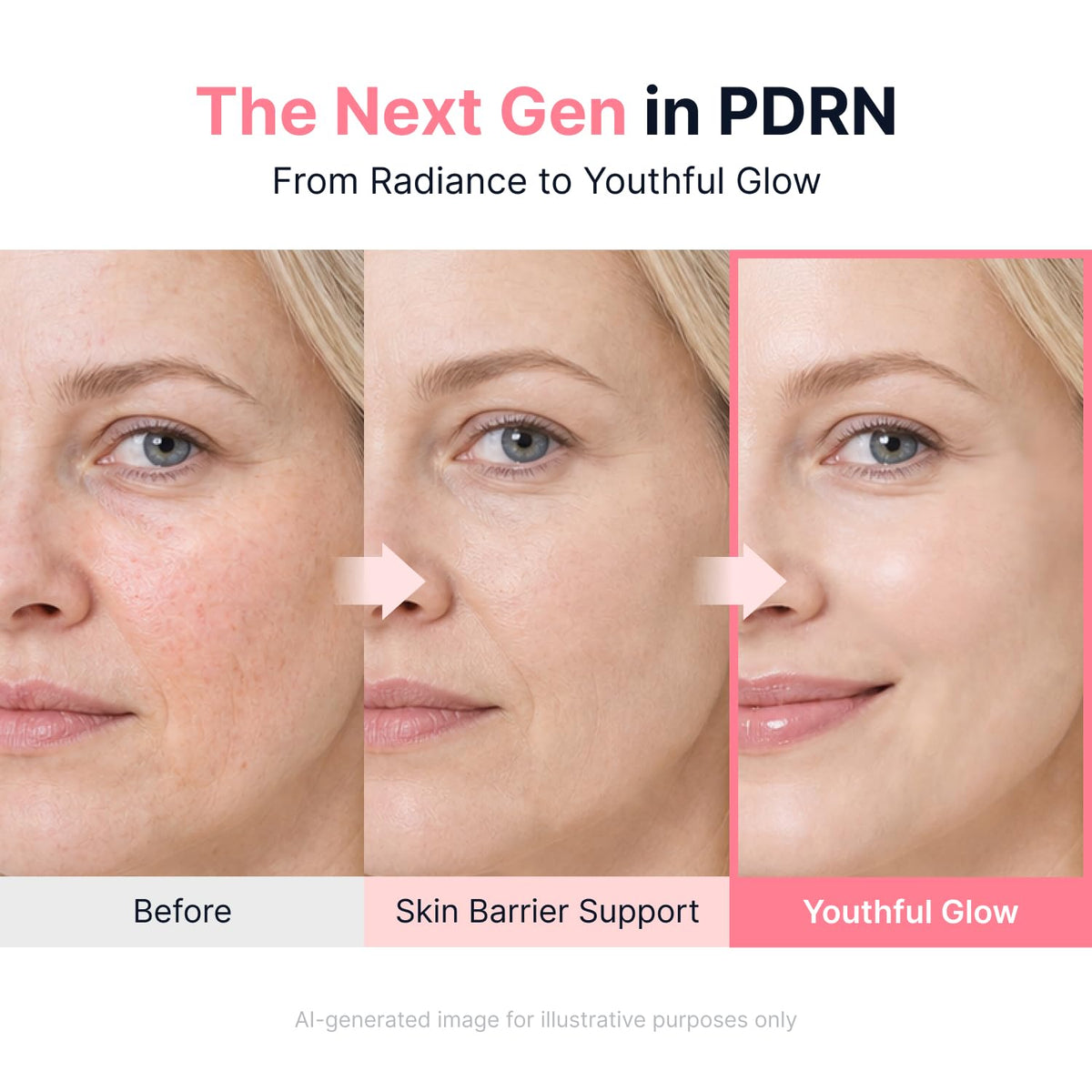 SUNGBOON EDITOR close-up label highlighting PDRN and pink vitamin complex