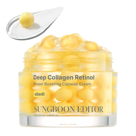 SUNGBOON EDITOR front jar showing product packaging and firming benefits