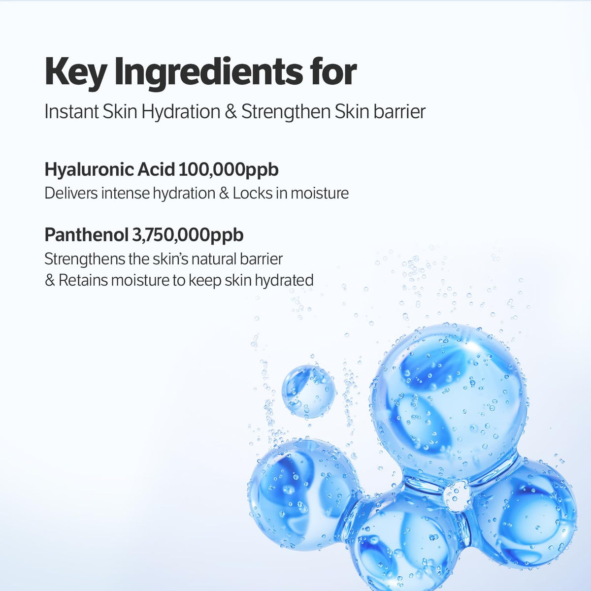 SUNGBOON EDITOR close-up on panthenol ingredient highlighting barrier-repair support