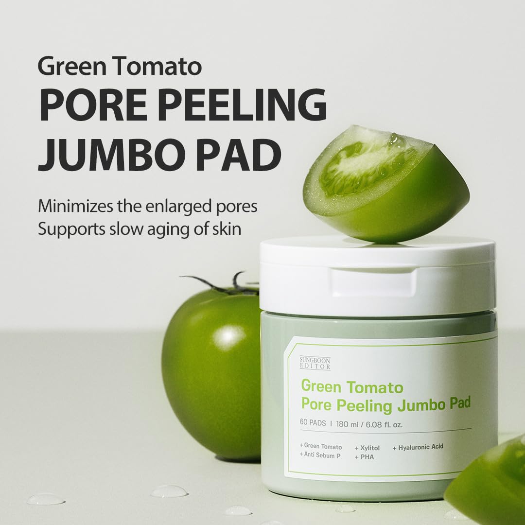 SUNGBOON EDITOR close-up pad texture highlighting gentle exfoliation