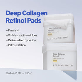 SUNGBOON EDITOR pad saturated with essence demonstrating deep hydration delivery