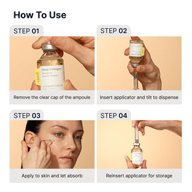 SUNGBOON EDITOR serum applied to cheek demonstrating hydrated, plumper look