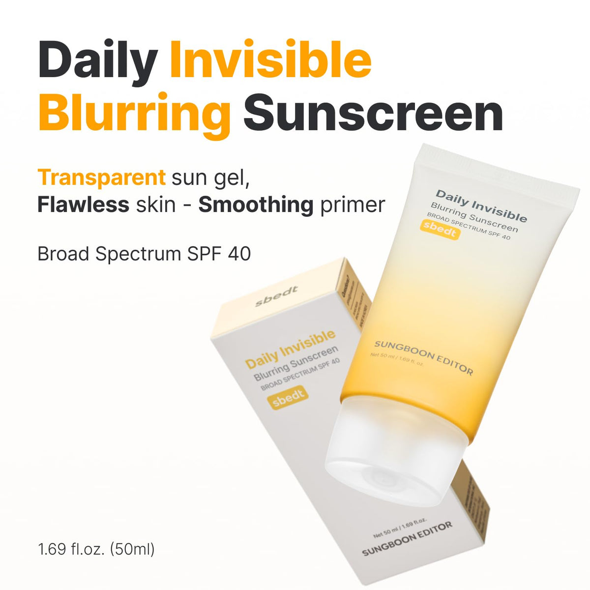 SUNGBOON EDITOR gel texture close-up highlighting invisible, weightless finish
