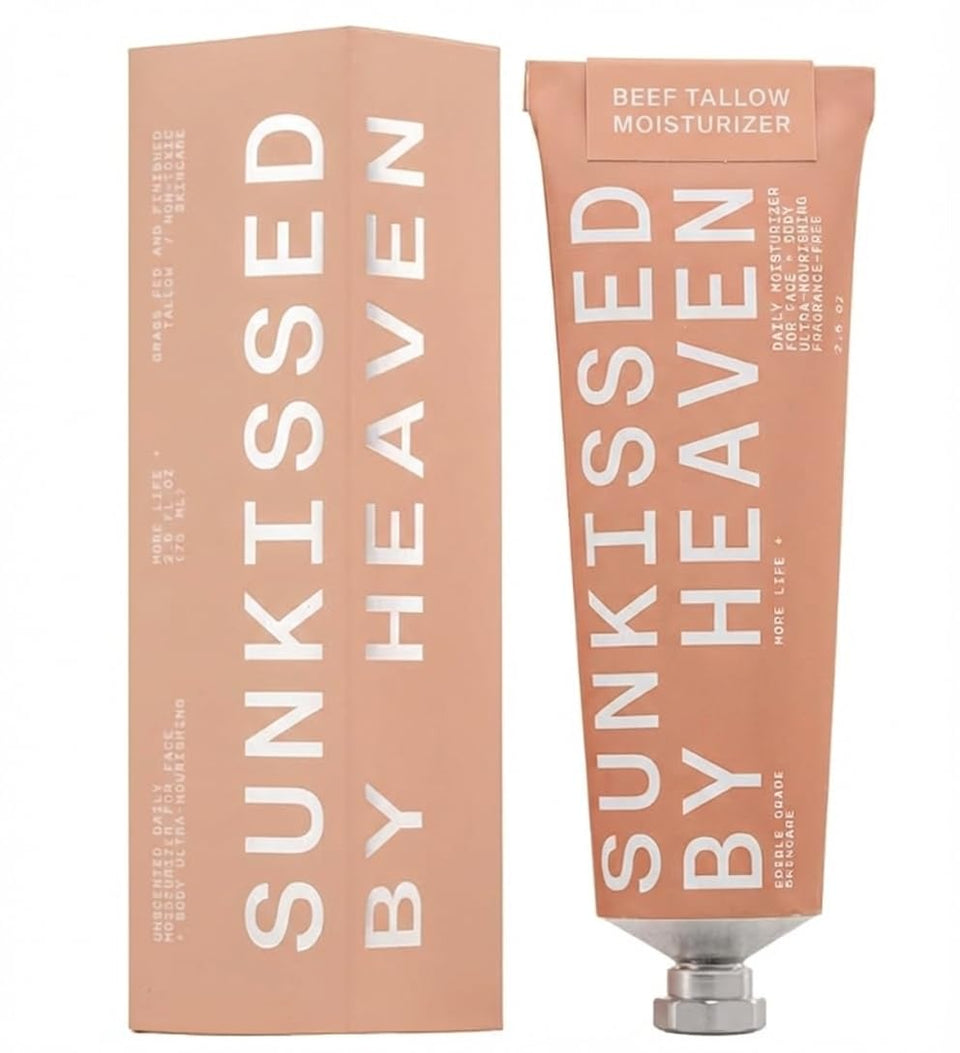 sunkissed by heaven jar front view showing clean label and compact size