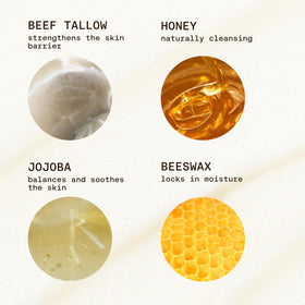 sunkissed by heaven open jar top view highlighting soft balm finish