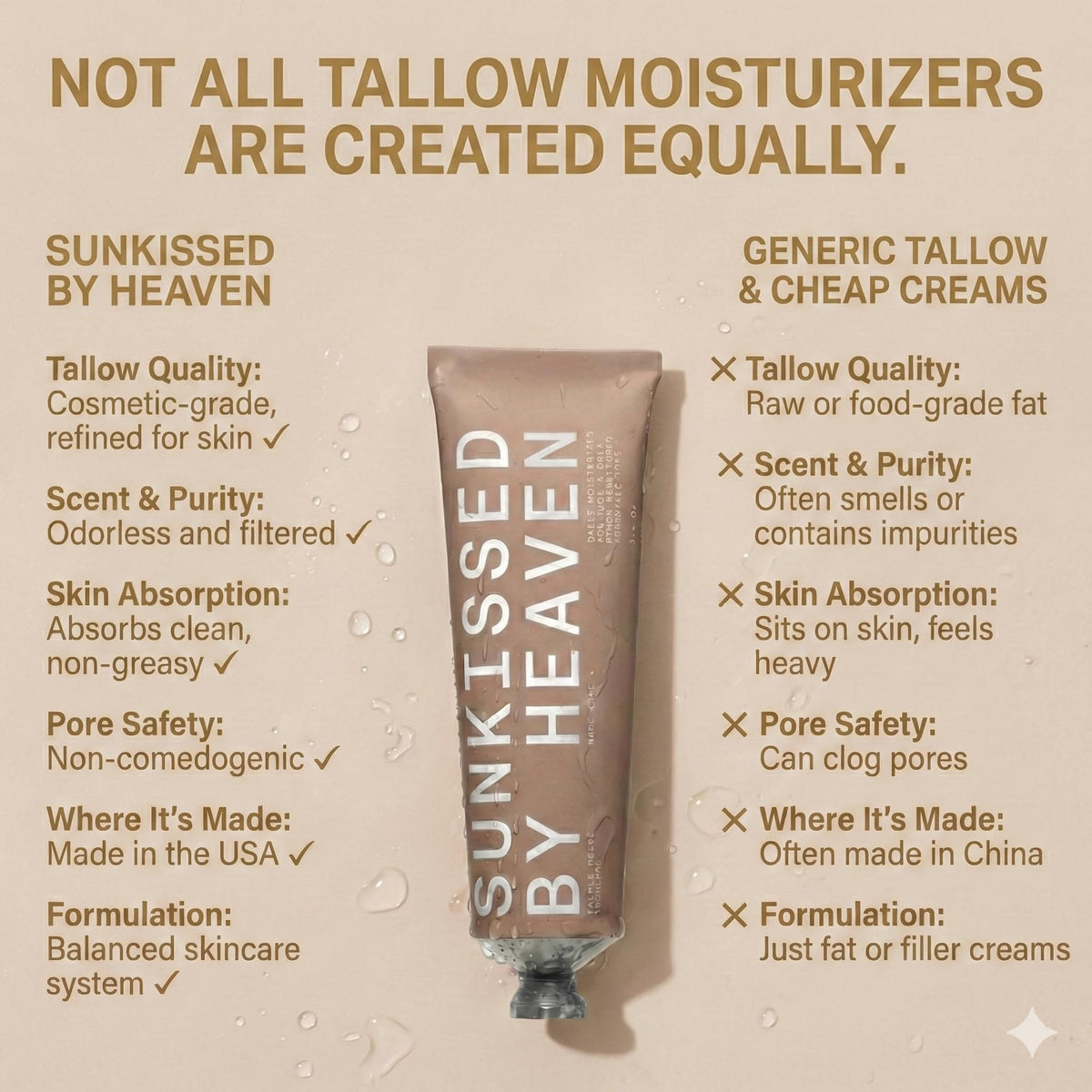sunkissed by heaven close-up of creamy balm texture for smooth absorption