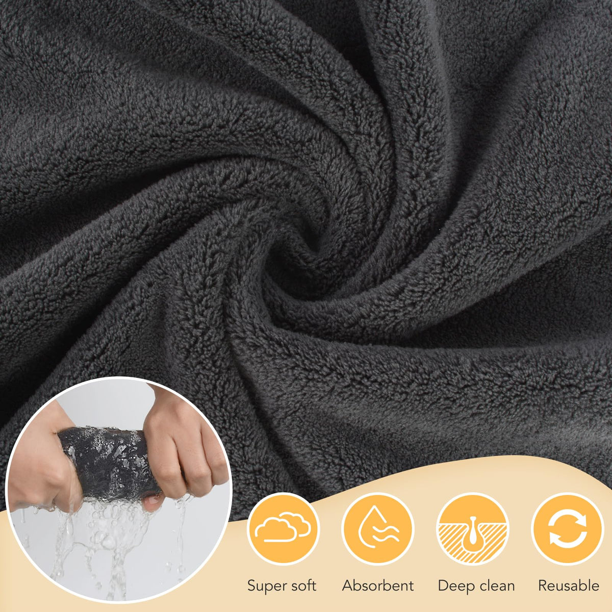 SUNLAND wet cloth removing makeup illustrating quick residue lift benefit
