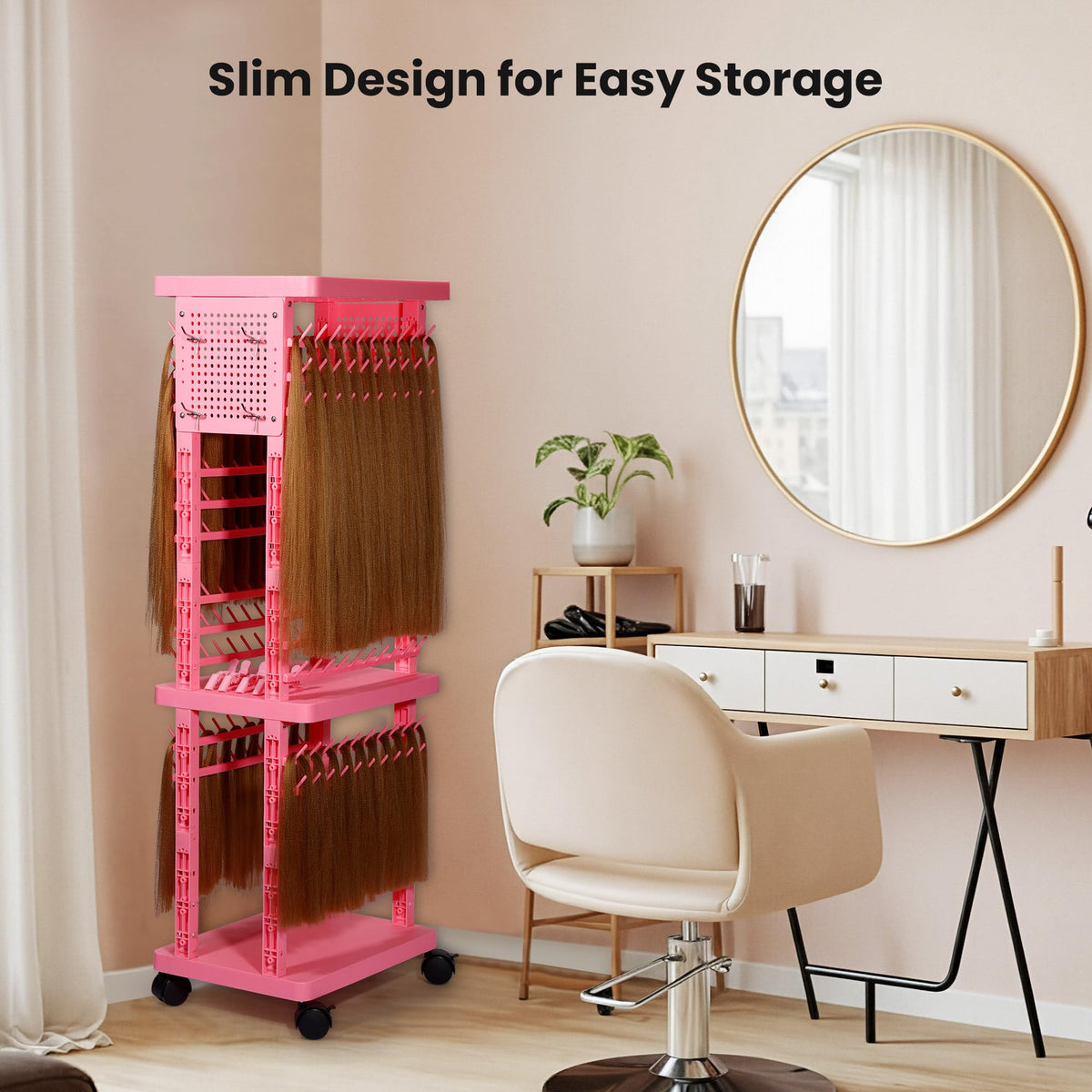 Sunnacate folded compact storage example for easy transport and small spaces