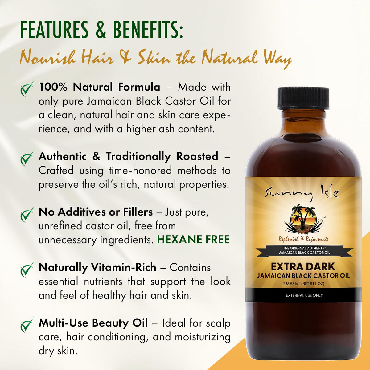 Sunny Isle applied to scalp during massage for targeted conditioning benefit