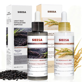 sunohyesla front packaging showing rice peel shot for clear pores