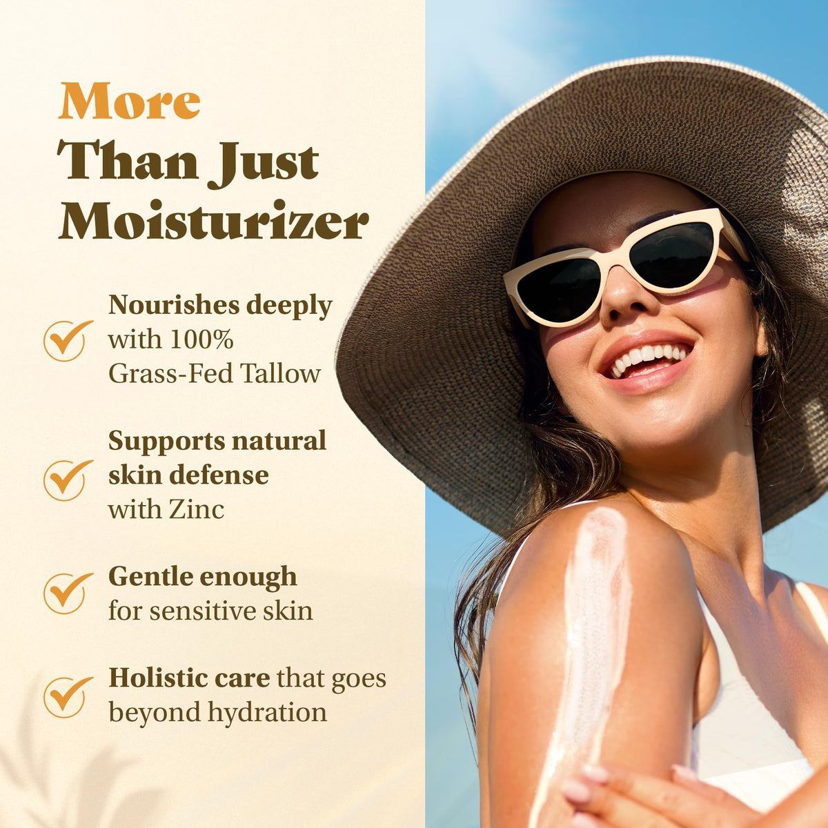 Sunroot Naturals product label close-up listing non-nano zinc oxide ingredients