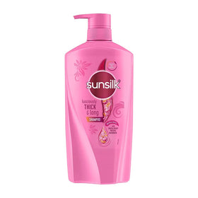 sunsilk front bottle showing 650ml size and benefits