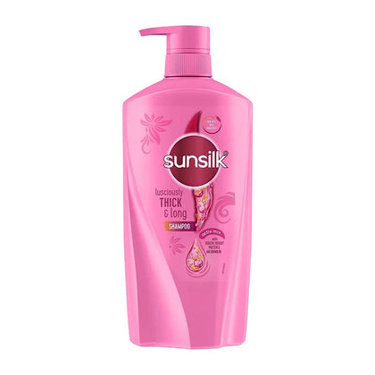 sunsilk front bottle showing 650ml size and benefits