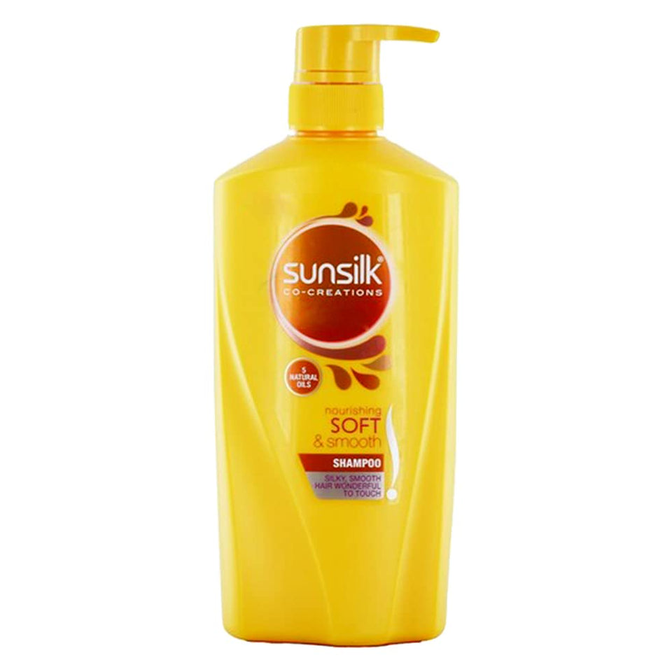 Sunsilk front label showing product name and benefits for easy identification