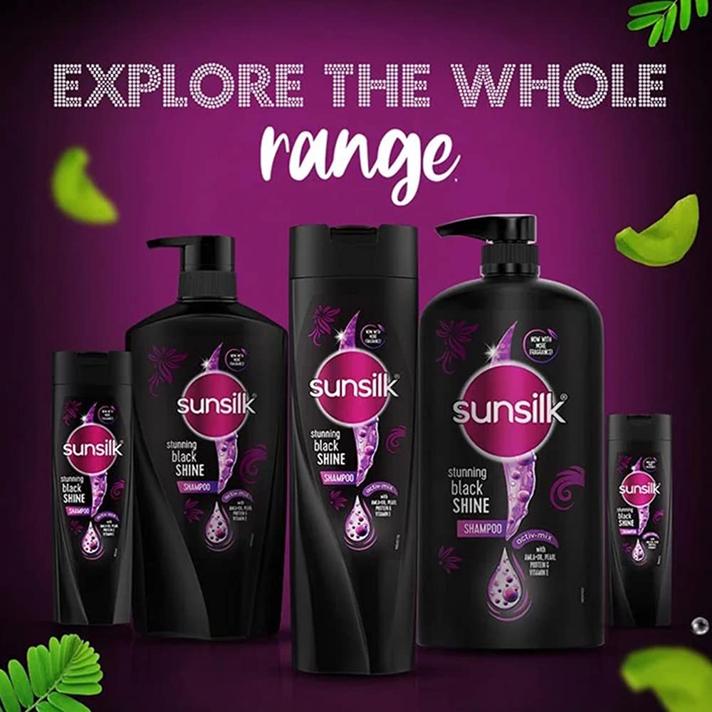 Sunsilk shampoo and conditioner pair emphasizing complete routine benefits
