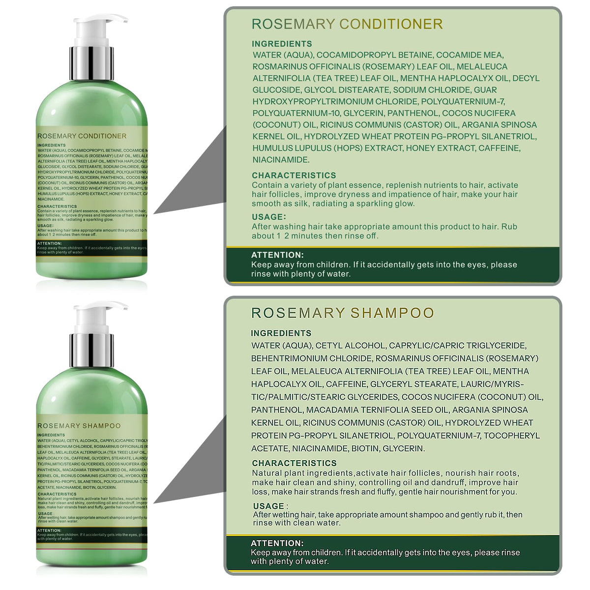 Sunspeak before and after hair texture improvement showing thicker-looking strands