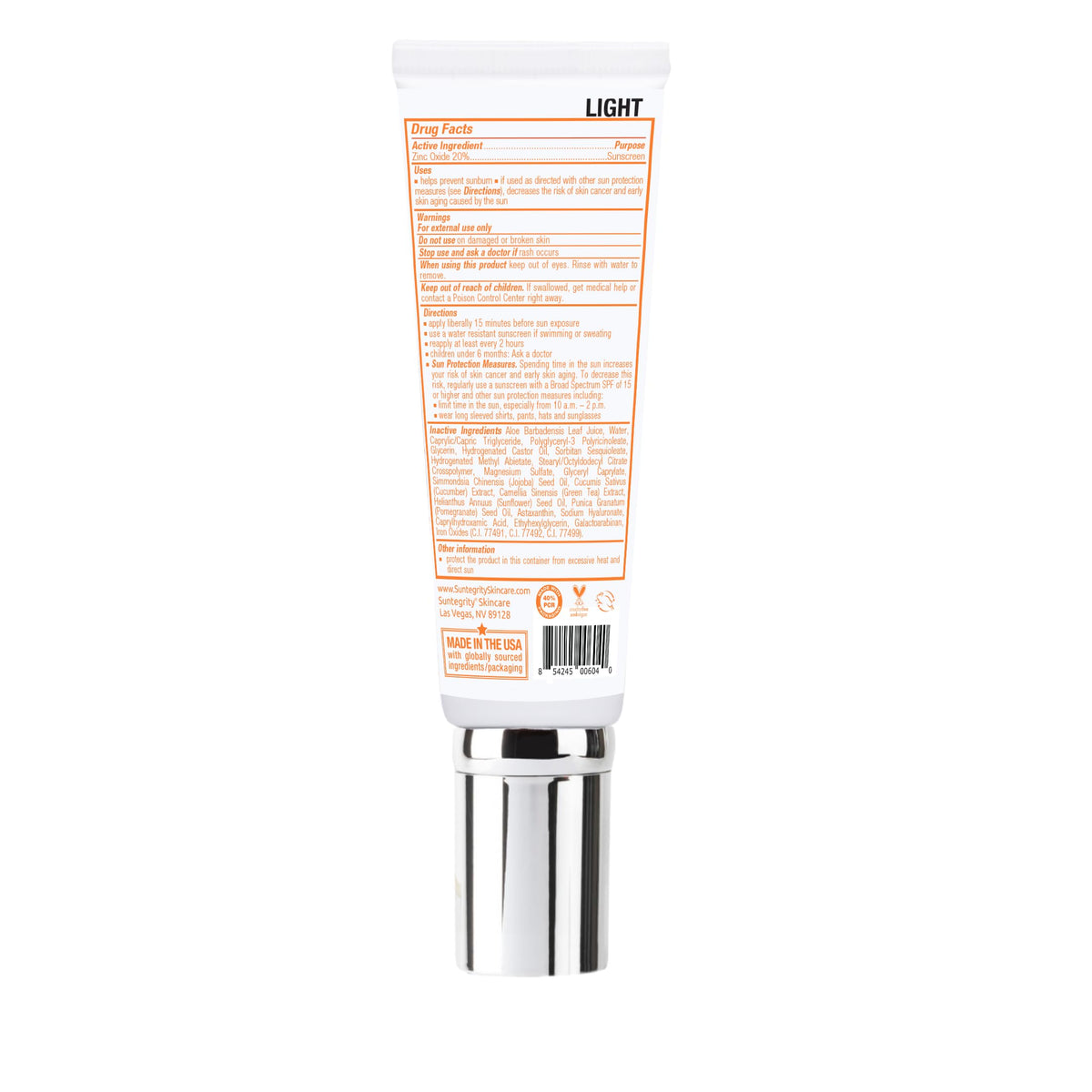 Suntegrity before and after subtle evening skin tone for natural finish
