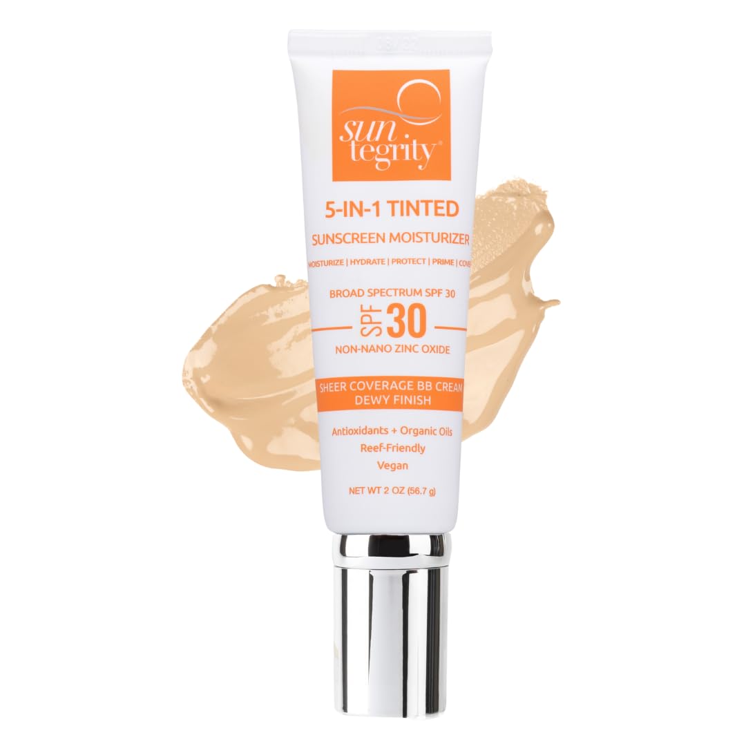 Suntegrity front packaging showing light shade and SPF benefits